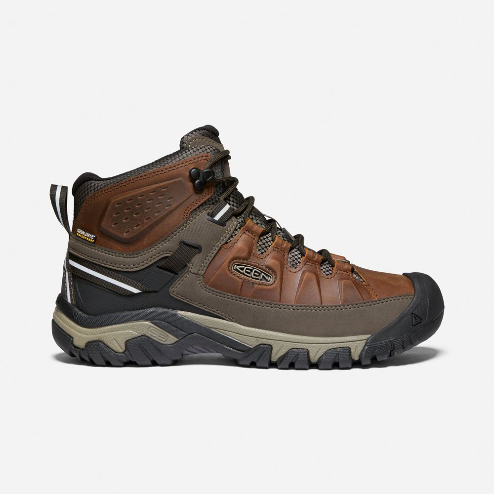 Bottes de Randonnée Keen Homme Marron | Targhee Iii Waterproof Mid | EIKRV-4769